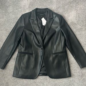 Leather Blazer